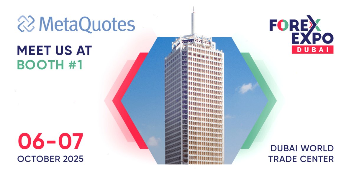 MetaQuotes 将参加 2025 年迪拜外汇博览会（封面配图）